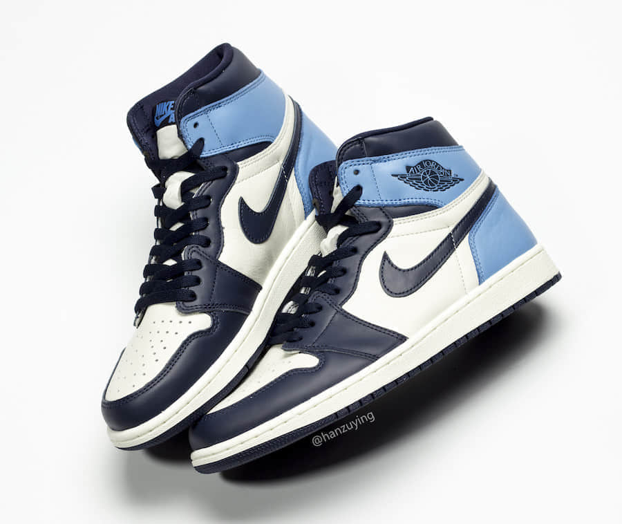 Air Jordan 1 Retro High OG “Obsidian” 货号：555088-140