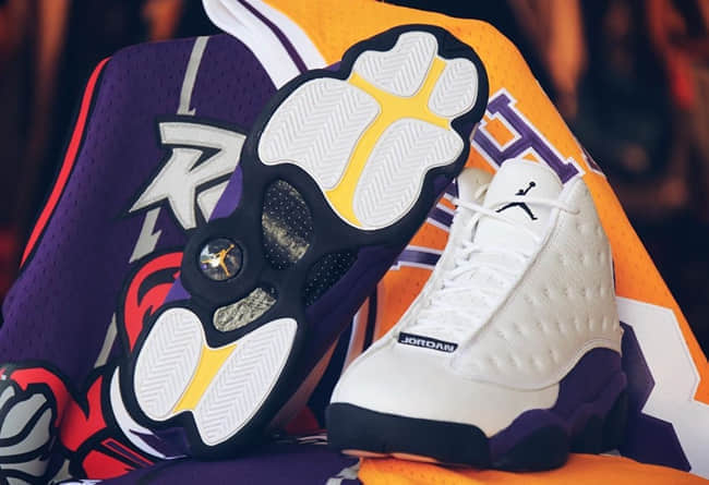 Air Jordan 13 “Lakers Rivals” 货号：414571-105