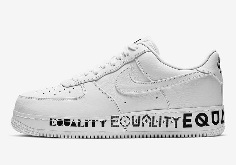 Nike Air Force 1 “EQUALITY” 货号：AQ2118-100