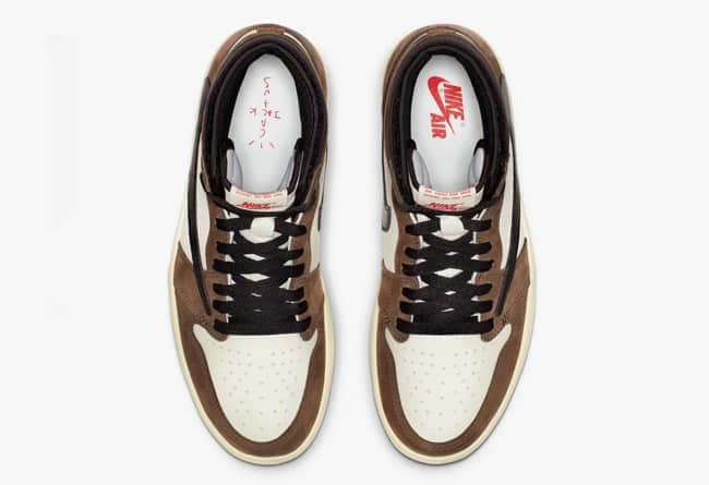 Travis Scott x Air Jordan 1 High OG TS SP 乔丹倒钩款 货号：CD4487-100