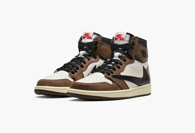 Travis Scott x Air Jordan 1 High OG TS SP 乔丹倒钩款 货号：CD4487-100