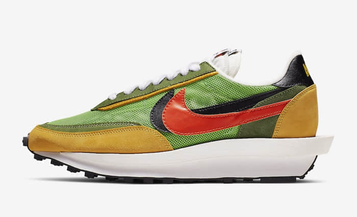 Sacai x Nike LDWaffle 货号：BV0073-400、BV0073-300