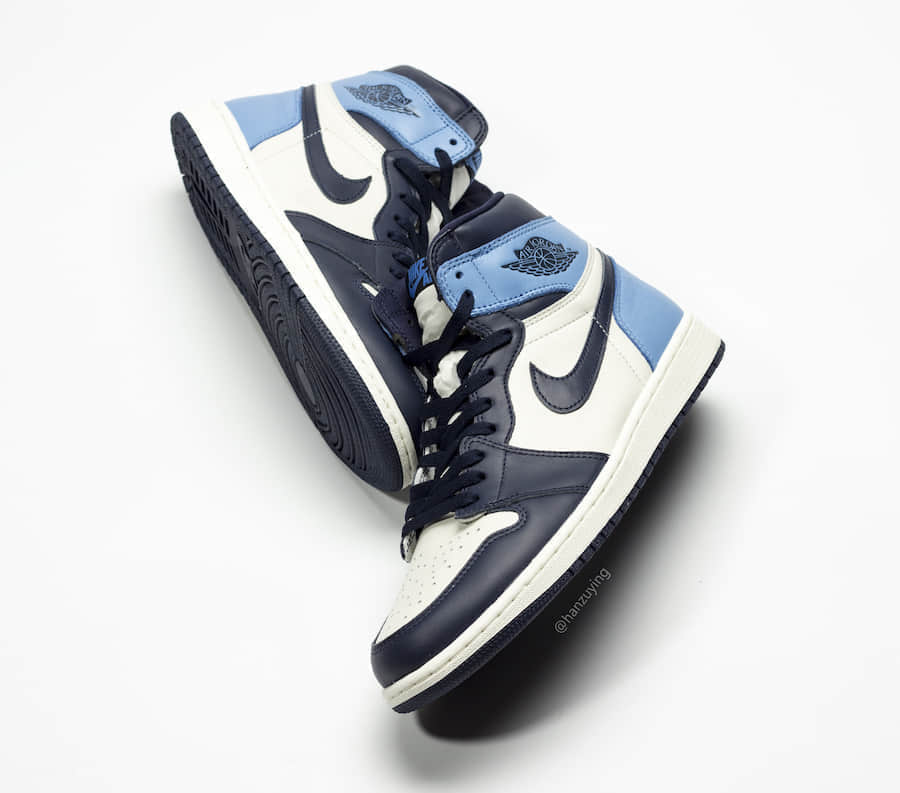 Air Jordan 1 Retro High OG “Obsidian” 货号：555088-140
