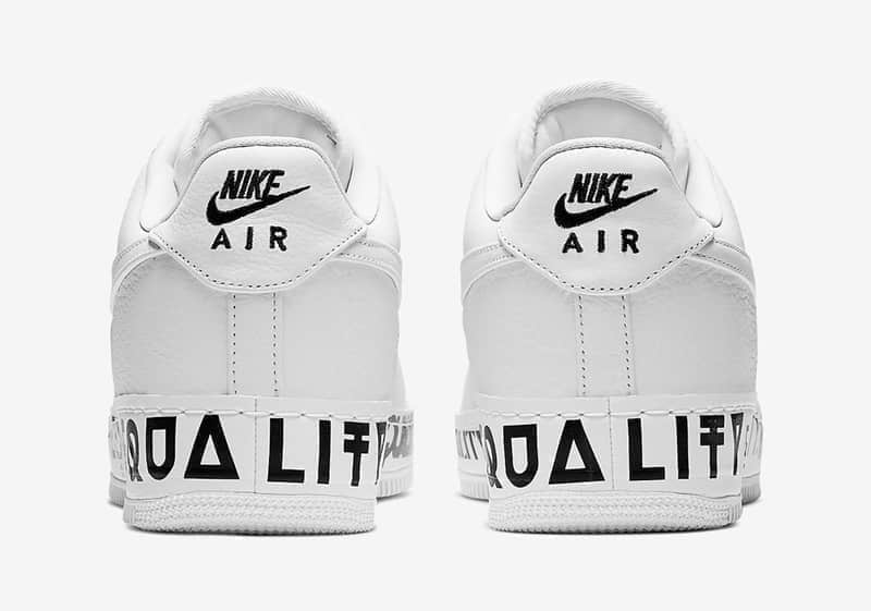 Nike Air Force 1 “EQUALITY” 货号：AQ2118-100