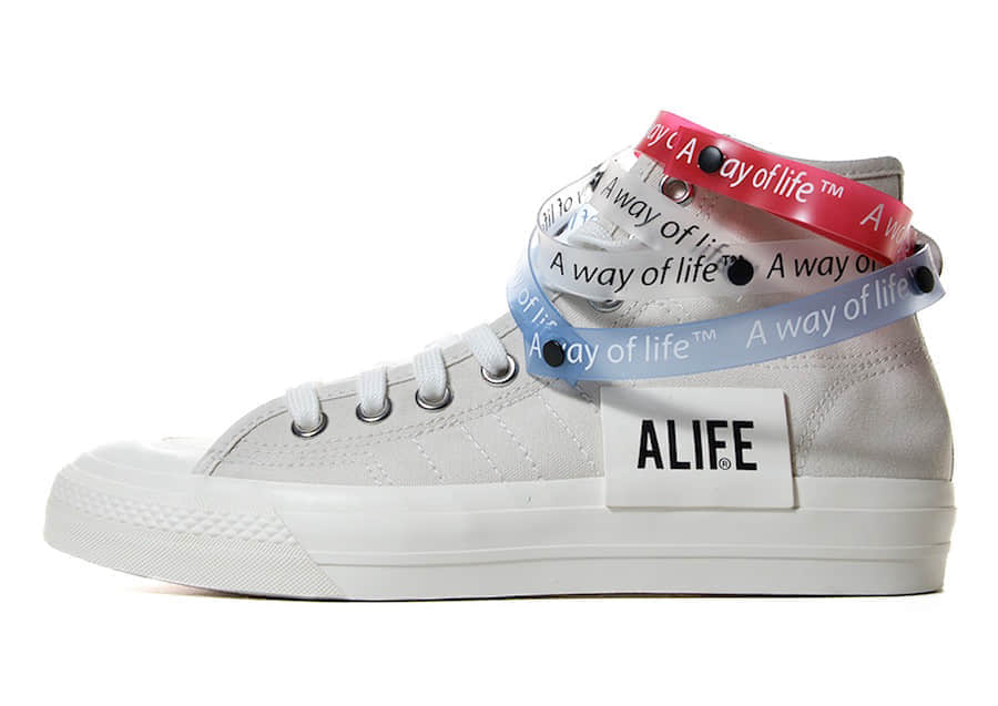 ALIFE x Adidas Consortium Nizza Hi RF 货号：G27820