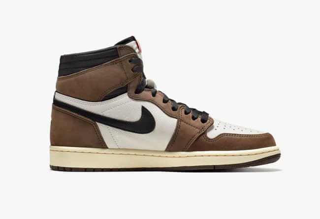 Travis Scott x Air Jordan 1 High OG TS SP 乔丹倒钩款 货号：CD4487-100