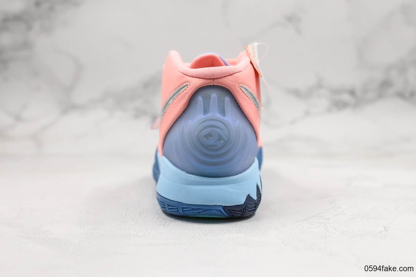 耐克Concepts x Nike Kyrie 6纯原版本欧文6波士顿潮流名所联名款粉蓝色内置气垫支持实战原盒原标 货号：CU8879-600