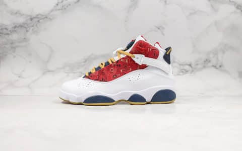 乔丹Air Jordan 6 rings super red 93纯原版本六冠王公牛中国红稀有复古配色原档案数据开发原盒原标 货号：322992-163