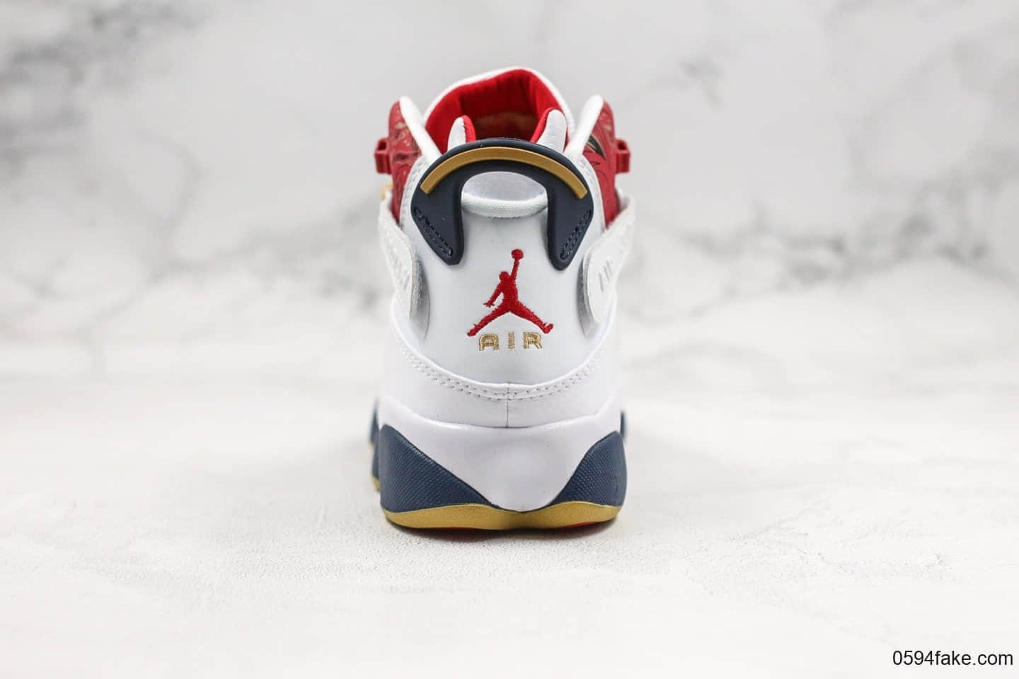 乔丹Air Jordan 6 rings super red 93纯原版本六冠王公牛中国红稀有复古配色原档案数据开发原盒原标 货号：322992-163