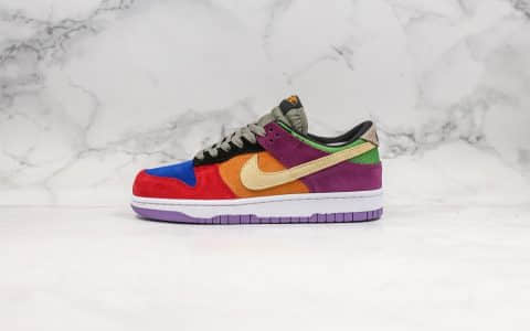 耐克Nike Dunk Low SP Viotech纯原版本彩蛋限定配色DUNK板鞋内置Zoom气垫原档案数据开发原盒原标 货号：CT5050-500