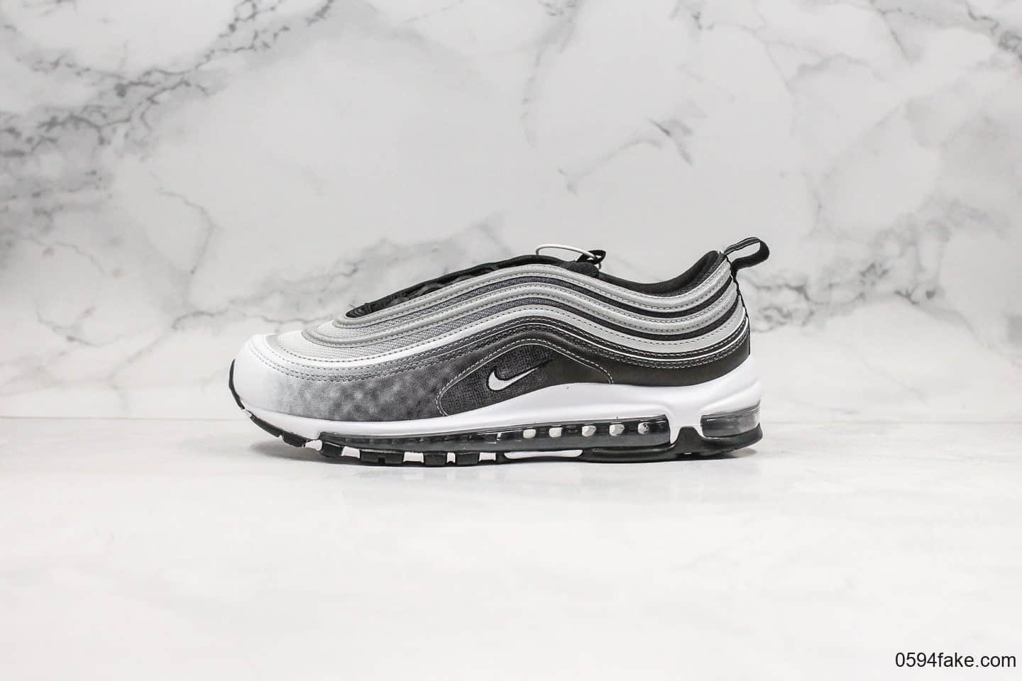 耐克Nike Air Max 97 SE Phantom纯原版本金属子弹max97渐变灰配色内置真实气垫原档案数据开发 货号：921826-016