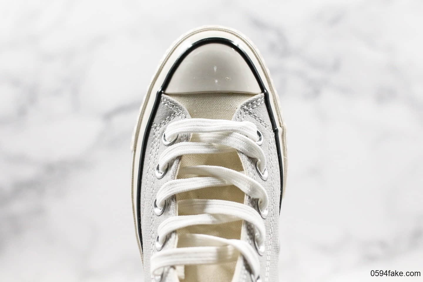 匡威Fear Of God Essentials x Converse 70s公司级版本联名款彩标灰白帆布鞋原厂硫化大底内置钢印区区别市面通货版本