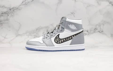 乔丹Air Jordan 1 High x Dior纯原版本迪奥联名款35周年限量高帮AJ1原盒配件原档案数据开发 货号：CK6636-101