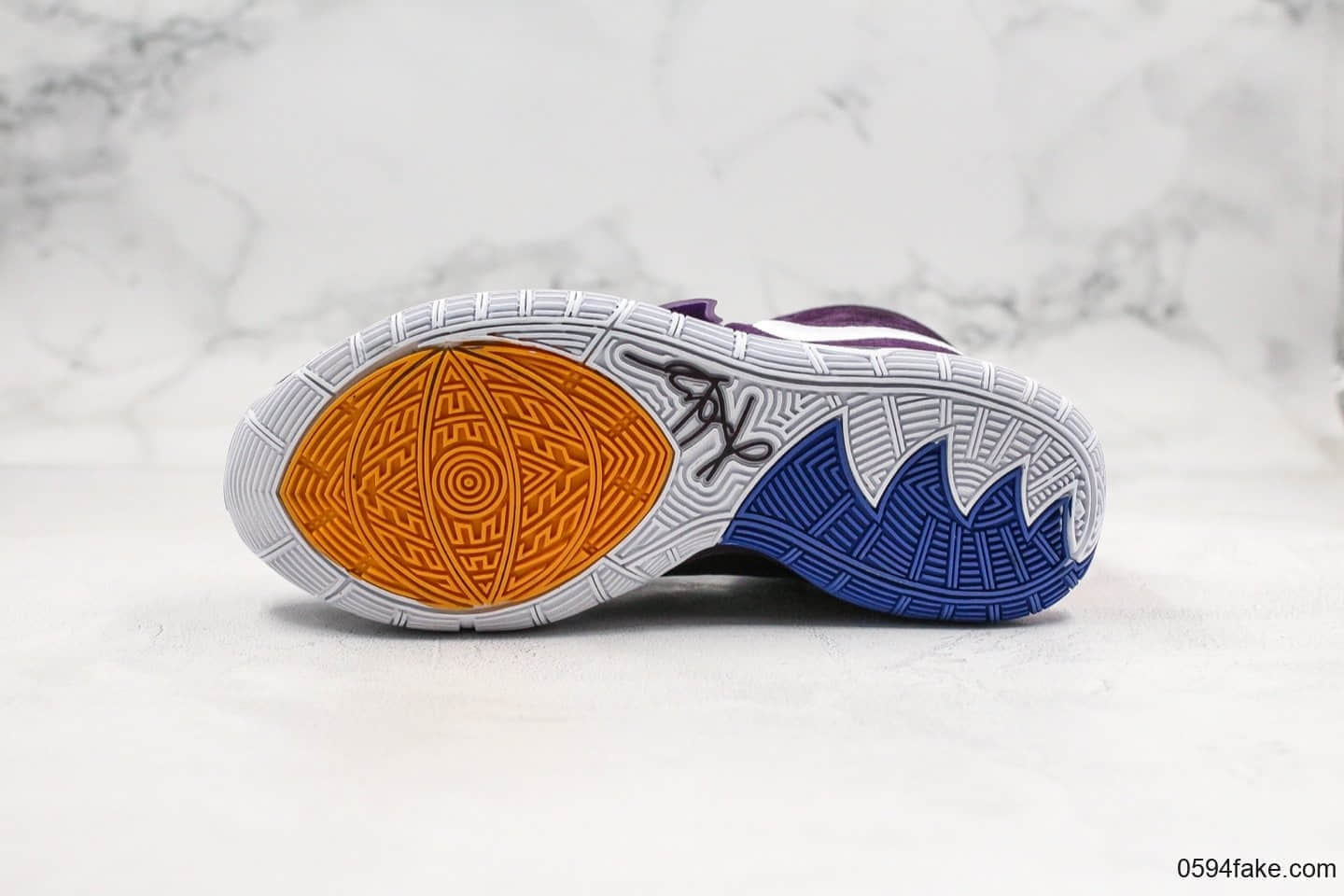 耐克Nike Kylie 6 Grand Purple纯原版本欧文6代紫罗兰配色篮球鞋内置气垫原档案数据开发支持实战 货号：BQ4631-500