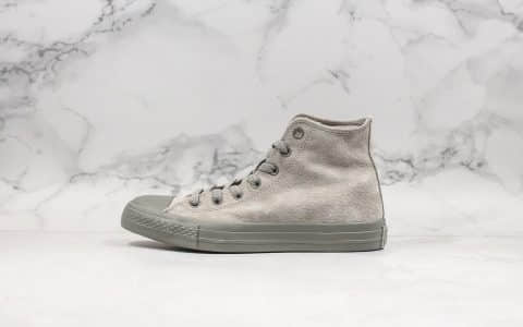 匡威Converse Chuck Taylor All Star PT Hi公司级版本秋冬百搭配色高级灰原厂硫化大底双围条包边