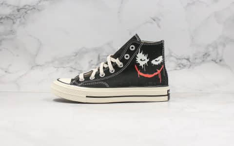 匡威Converse x Batman公司级版本蝙蝠侠夜光小丑配色原厂硫化大底双尾条正确硅蓝软中底 货号：167515C