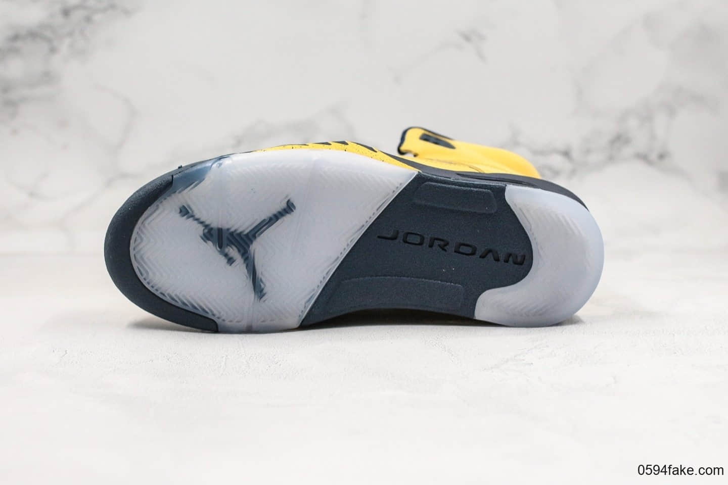 乔丹Air Jordan 5 Inspire纯原版本密歇根大学配色AJ5内置气垫原盒原标区别市面通货版本 货号：CQ9541-704