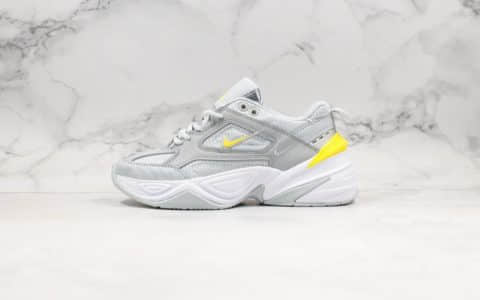 耐克Nike Air Monarch the M2K Tekno纯原版本复古休闲M2K老爹鞋米灰黄青岛原厂楦头纸板打造原盒原标 货号：CN0153-001