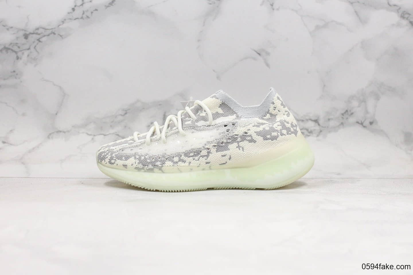 阿迪达斯Adidas Yeezy Boost 380 V3 Alien纯原版本侃爷联名限定椰子380V3限定雪花斑点全掌真Boost缓震中底原盒原标 货号：FV3260