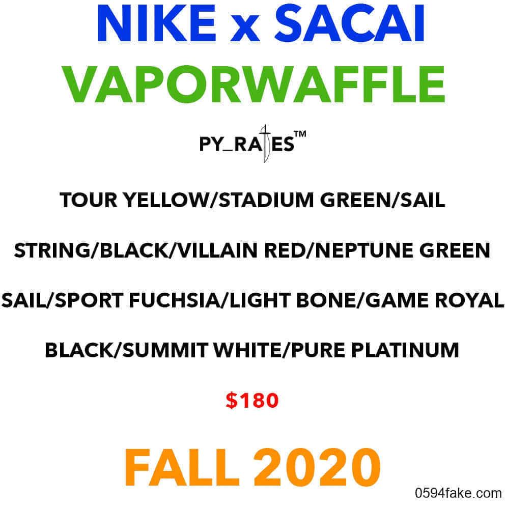 Sacai x Nike联名还有狠货！一连7双你抵挡得住吗？