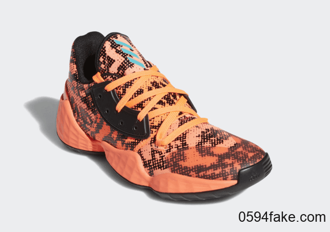 哈登最新战靴再曝新配色！这双adidas Harden Vol. 4还有独特蜥蜴纹理装扮！ 货号：EF9944