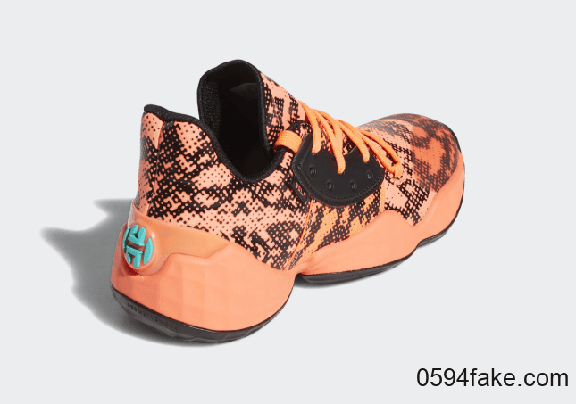 哈登最新战靴再曝新配色！这双adidas Harden Vol. 4还有独特蜥蜴纹理装扮！ 货号：EF9944