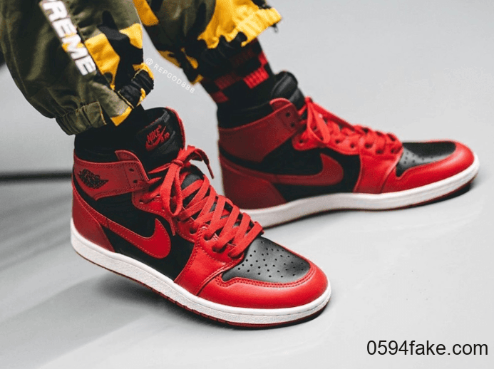 禁穿AJ1“兄弟”款！这双反转黑红AJ1 Hi 85“ Varsity Red”也太酷了！ 货号：BQ4422-600