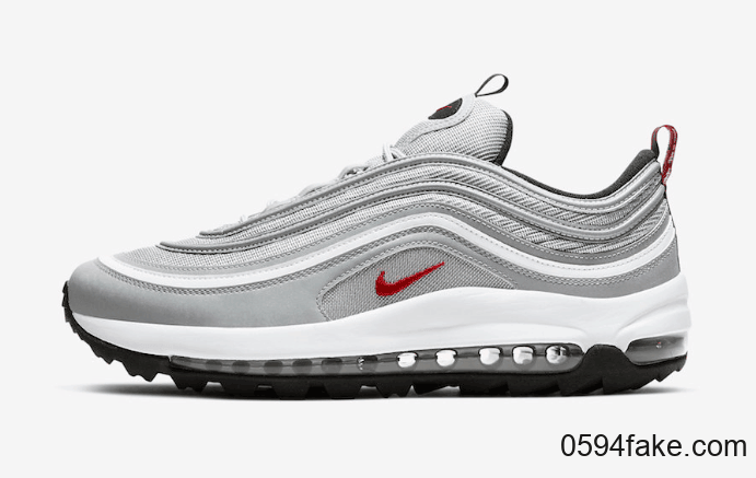 经典银子弹配色！Nike Air Max 97 Golf“ Silver Bullet”将于1月16日发售！ 货号：CI7538-001