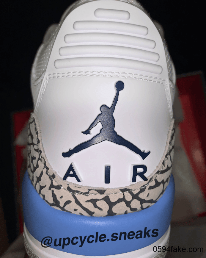 经典北卡蓝配色！AJ3“ UNC”将于3月7日发售！ 货号：CT8532-104