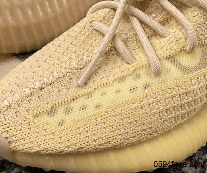 Yeezy 350 V2“ Flax”上脚图曝光！清新柠檬黄色调！ 货号：FX9028