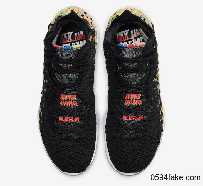 詹皇战靴新配色释出官图！Nike LeBron 17“ James Gang”下月发售！ 货号：BQ3177-005