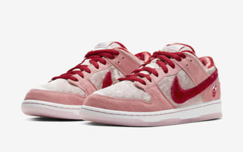 StrangeLove x Nike SB Dunk Low“情人节”释出官图！2月8日发售！满满少女心！ 货号：CT2552-800