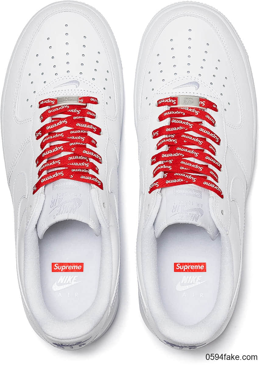 Supreme x AF1最新美照曝光！简约百搭！