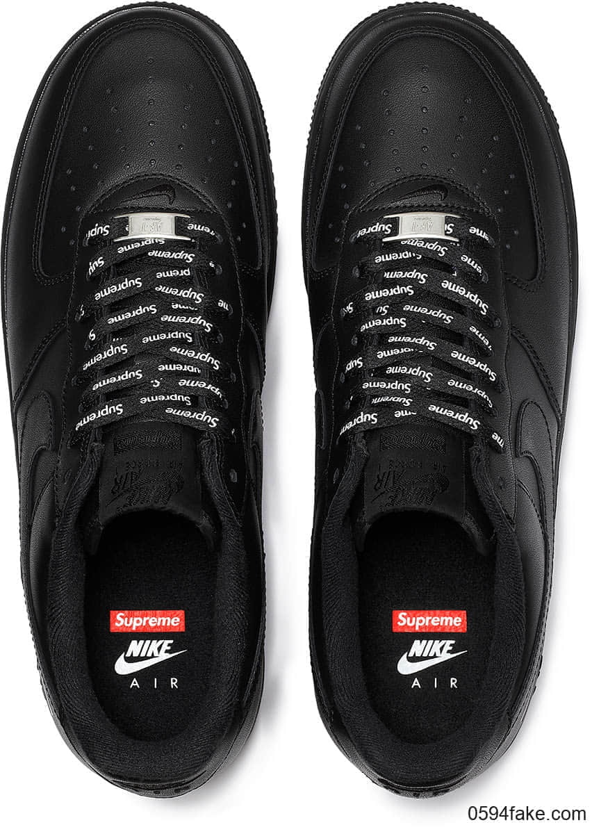 Supreme x AF1最新美照曝光！简约百搭！