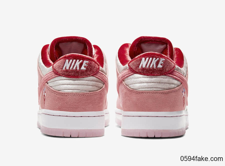 StrangeLove x Nike SB Dunk Low“情人节”释出官图！2月8日发售！满满少女心！ 货号：CT2552-800