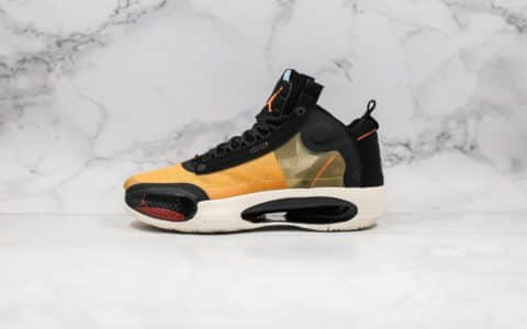 乔丹Air Jordan 34“Amber Rise”纯原版本AJ34咖啡棕配色官方原盒原装Zoom气垫 货号：BQ3381-800