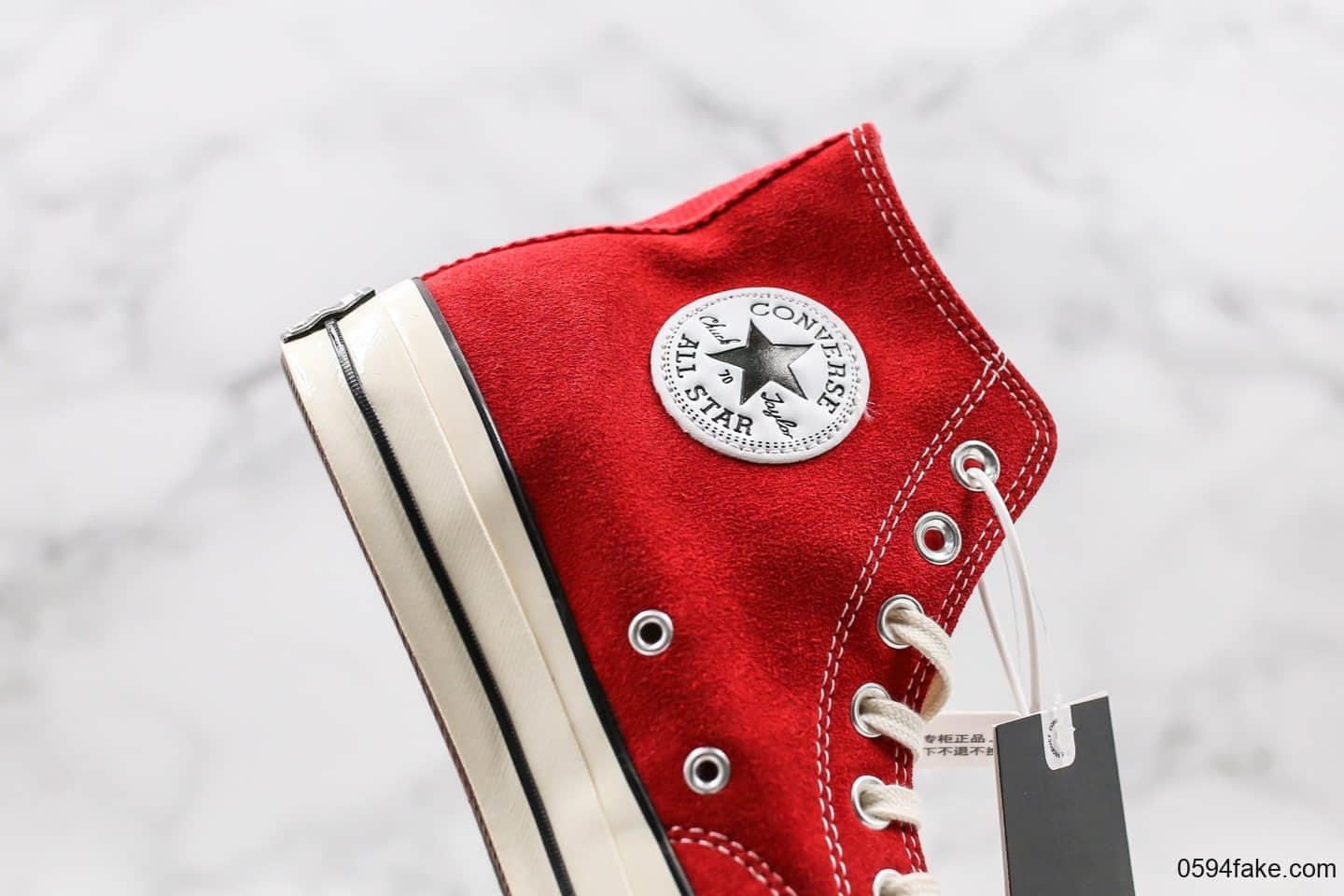 匡威Converse Chuck 1970S公司级版本三代麂皮红色原厂硫化大底正确硅蓝PU中底