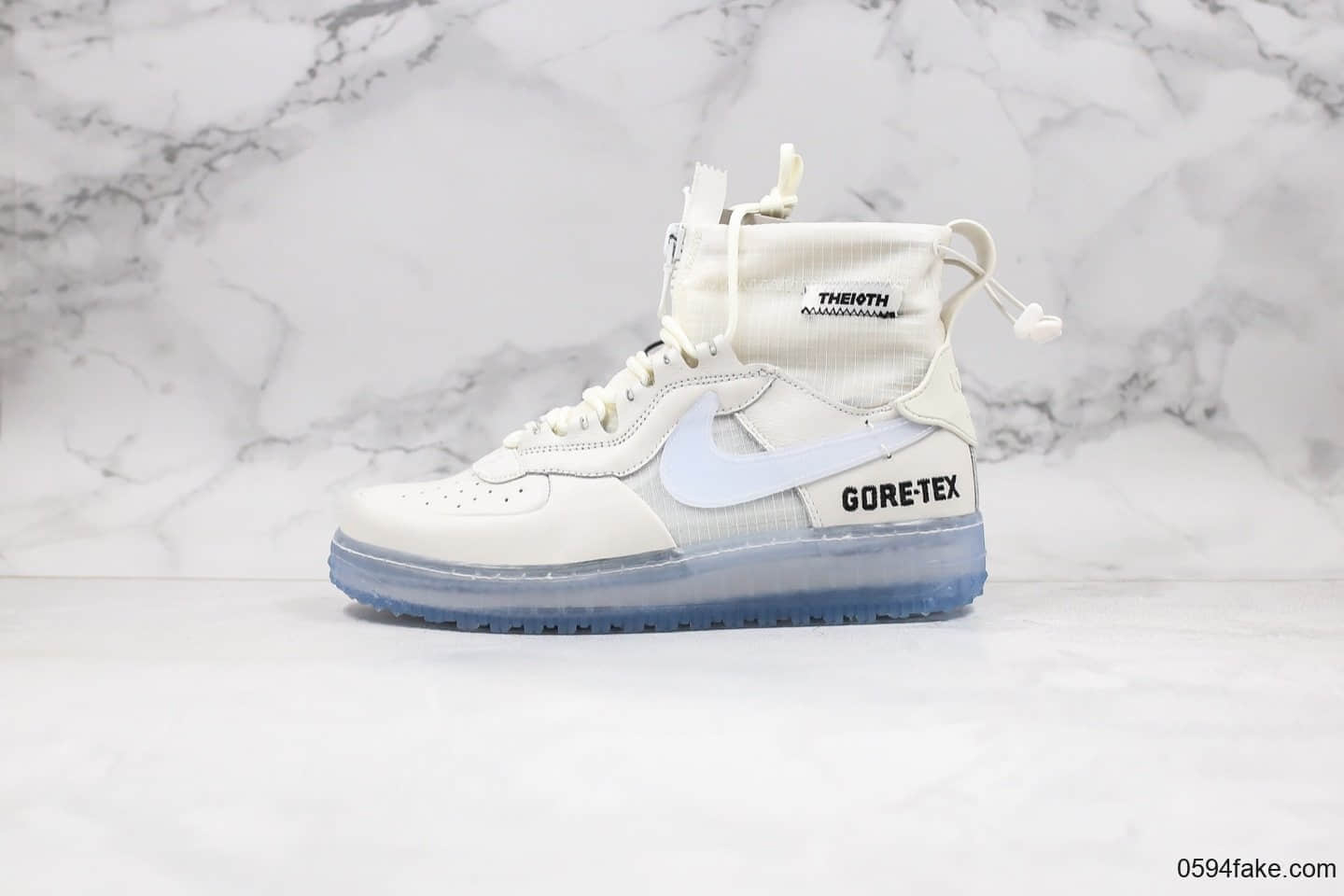 耐克Nike Air Force 1 WTR Gore-Tex纯原版本高帮机能防水空军一号白色原档案数据开发原盒原标 货号：CQ7211-002