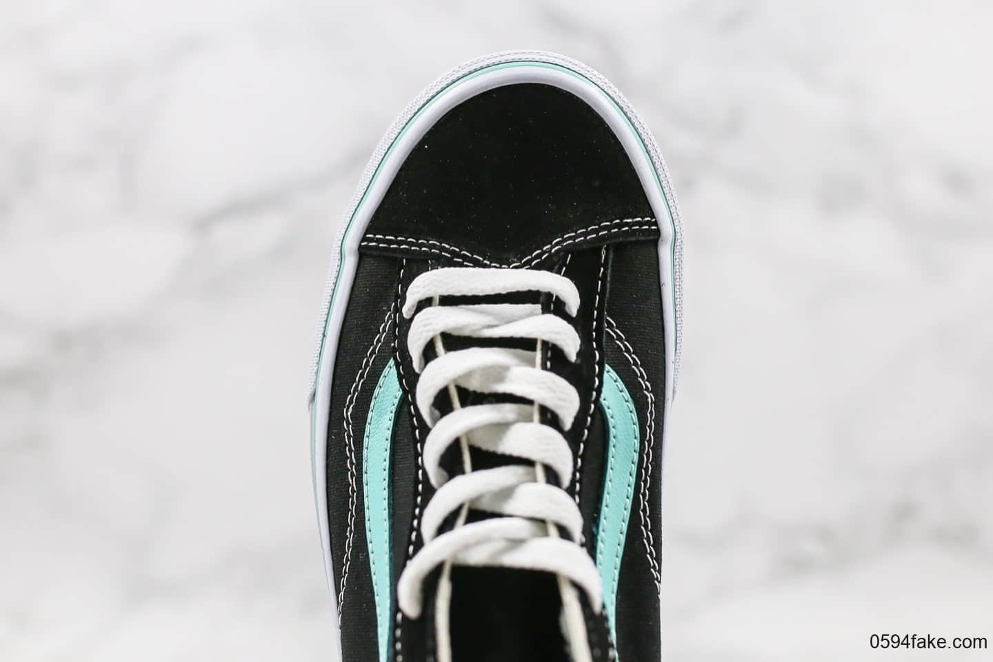 万斯Vans Old Skool OG Style 36公司级版本权志龙款薄荷绿黑绿小头低帮原厂硫化大底内置钢印