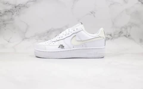 耐克Nike Air Force 1 Low 07纯原版本低帮空军一号侧边小LOGO白色内置全掌Sole气垫原盒原标 货号：CV3039-100