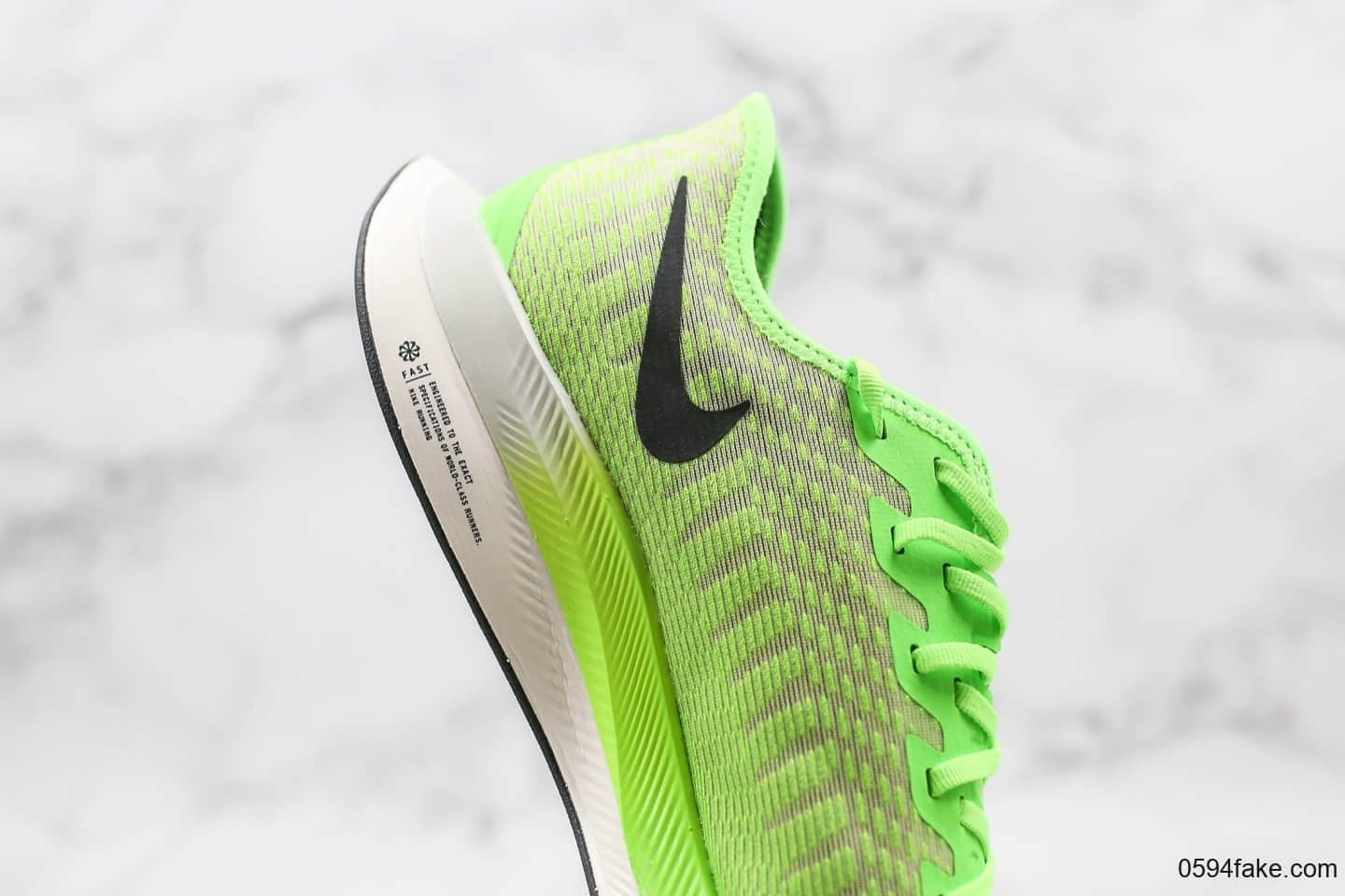 耐克Nike Air Zoom Pegasus 36纯原版本飞马36马拉松跑步鞋黑绿配色原材料拼接OEM代工厂标准原盒原标 货号：AT2863-300