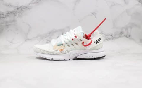 耐克Nike Air Presto x Off-White纯原版本联名款耐克王OW2.0白色原楦头原纸板打造原盒原标配件齐全 货号：AA3830-100