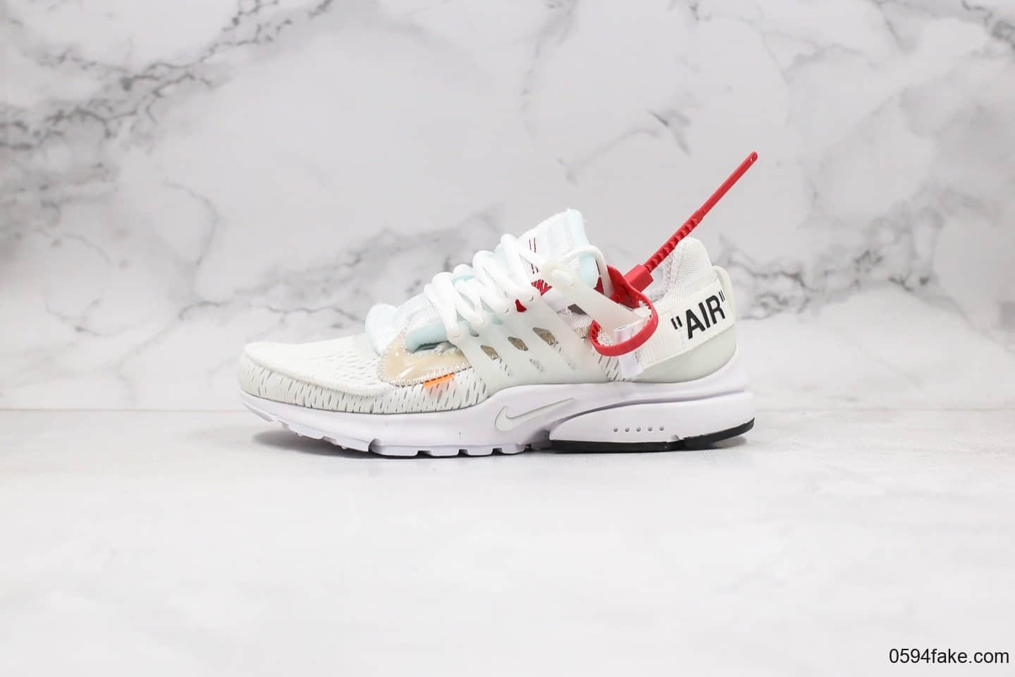 耐克Nike Air Presto x Off-White纯原版本联名款耐克王OW2.0白色原楦头原纸板打造原盒原标配件齐全 货号：AA3830-100