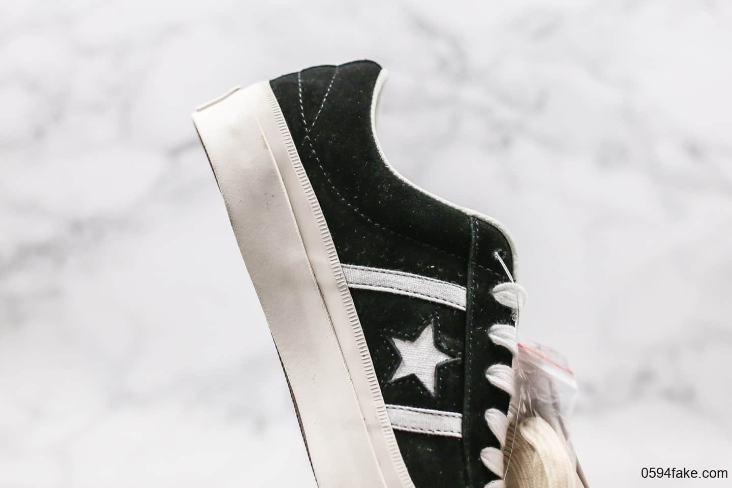 匡威Converse One Star Academy公司级版本日产限定一星系列板鞋麂皮黑色正确超软Pu蓝底