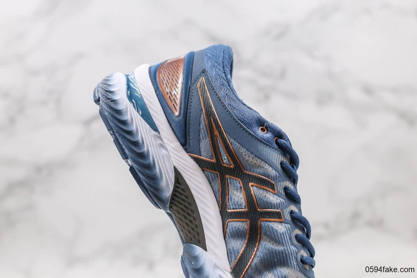 亚瑟士Asics Gel-Kayano 5 360公司级版本混合360量子转变系列跑鞋牛仔蓝配色原厂硅胶缓震材质