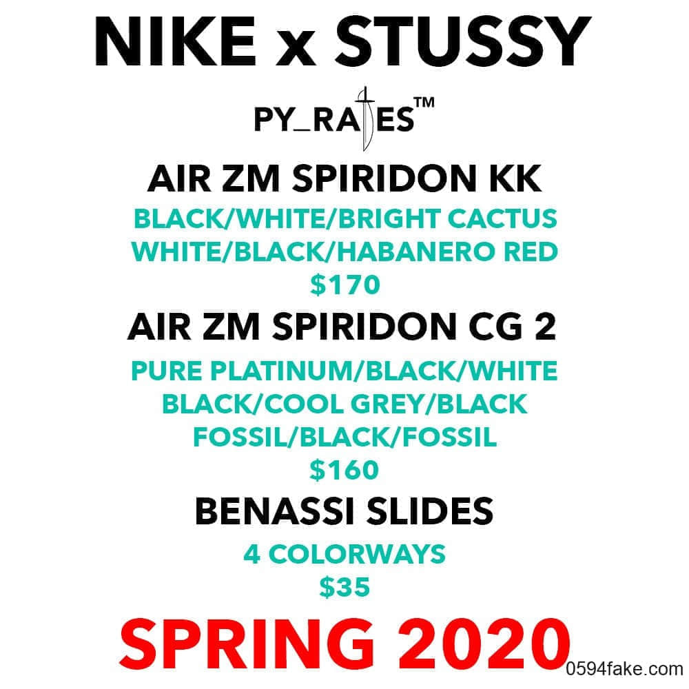 Stussy x Nike联名今年春季发售！你期待吗？