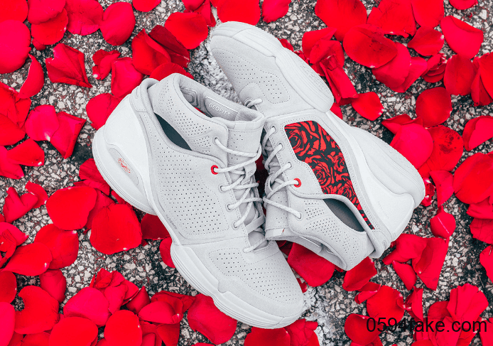 罗斯战靴adidas D Rose 1 “Roses”下周发售！吸睛玫瑰图案！ 货号：FV8057