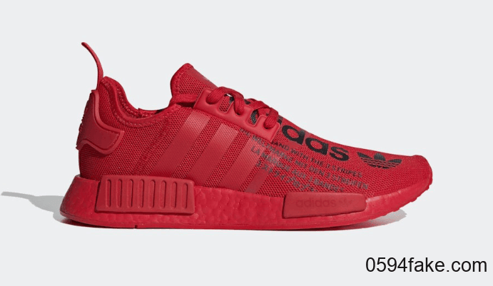 抢眼大红！adidas NMD R1 新配色即将发售！ 货号：FX4358