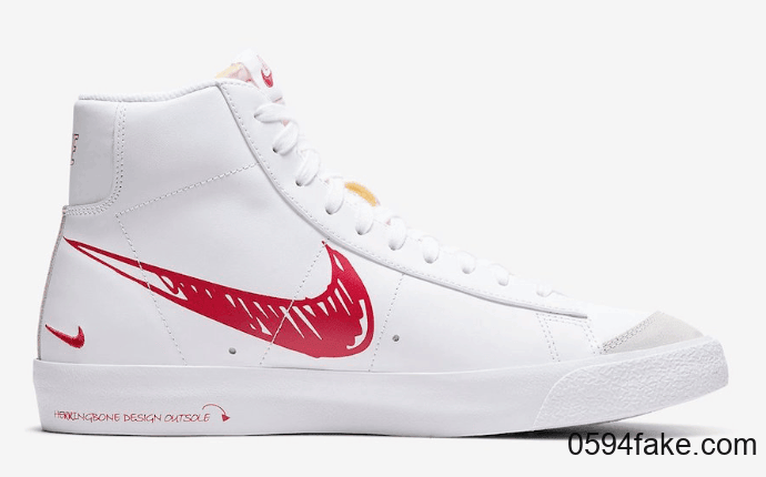 手稿设计Nike Blazer Mid 77曝光！两款配色你更中意哪一款？