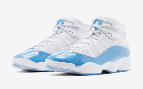 清新北卡配色！全新全新Jordan 6 Rings “UNC”现已发售！ 货号：CW7037-100